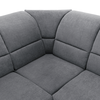 Colţar extensibil, material textil gri, model stânga, SANTIAGO-poza 9-Dacenergy.ro