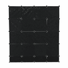 Organizator de dulap modular, negru / alb lapte, RODAN TYPE 2-poza 6-Dacenergy.ro
