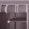 Organizator de garderobă, material textil/metal, maro, METIN VNW15-poza 5-Dacenergy.ro