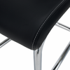 Scaun dining, negru / cusături deschise la culoare, ABIRA NEW-poza 6-Dacenergy.ro