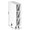 Dulap inferior D20W, alb, PROVENCE-poza 4-Dacenergy.ro