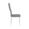 Scaun, textil gri deschis/metal alb, COLETA NOVA-poza 3-Dacenergy.ro
