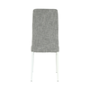 Scaun, textil gri deschis/metal alb, COLETA NOVA-poza 9-Dacenergy.ro