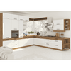 Cabinet superior, stejar Lancelot/alb extra lucios HG, VEGA 80 NAGU-36 1F-poza 8-Dacenergy.ro