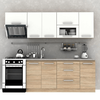 Cabinet superior, alb/stejar sonoma, NOVA PLUS NOPL-002-OH-poza 3-Dacenergy.ro