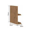 Cabinet inferior cu rafturi, stejar Lancelot, VEGA 30 D ZAK BB-poza 8-Dacenergy.ro