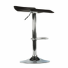 Scaun de bar, piele eco neagră/crom, LARIA NEW-poza 6-Dacenergy.ro