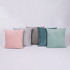 Pernă, material textil de catifea mentă, 60x60, OLAJA TIPUL 10-poza 9-Dacenergy.ro
