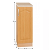 Cabinet de bucătărie, dreapta, inferior, aninLORA MDF NEW KLASIK S30-poza 2-Dacenergy.ro