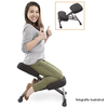 Scaun genunchi ergonomic, gri-maro Taupe / fag, FLONET-poza 4-Dacenergy.ro