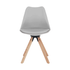 Scaun pivotant elegant, gri deschis, ETOSA-poza 2-Dacenergy.ro