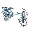 Ghiveci RETRO în formă de bicicletă, negru / albastru, ALBO-Dacenergy.ro