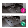Protecţie podea sub scaun, transparent, 100x50 cm, 0,8 mm, ELLIE NEW TIP 5-poza 3-Dacenergy.ro