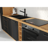 Dulap pentru produse alimentare, negru mat / stejar artizan, MONRO 60 DK-210 2F-poza 5-Dacenergy.ro