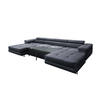 Set universal canapea, culoare gri, AMARETA U-poza 9-Dacenergy.ro