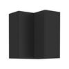 Dulap de colţ superior, negru, SIBER 60x60 GN-72 2F-Dacenergy.ro