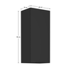 Dulap de sus, negru, SIBER 40 G-90 1F-poza 5-Dacenergy.ro