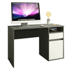Masă pentru calculator, grafit/alb, BILI NEW-poza 2-Dacenergy.ro