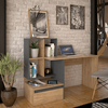 Masă PC, stejar artisan/grafit, NEREO 2 NEW-poza 5-Dacenergy.ro