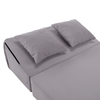 Saltea pliabilă/fotoliu extensibil, 2 in 1, gri deschis, PELOS-poza 9-Dacenergy.ro