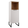 Dulap jos, alb/stejar artisan, CUBO CUB02-Dacenergy.ro
