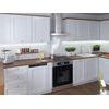 Hota incorporabila decorativa, din otel inoxidabil, 277m3/h, 40W, filtru de grasime din aluminiu, 60x45 cm, argintie-poza 5-Dacenergy.ro