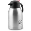 Termos de ceai, fabricat din otel inoxidabil, izolatie termica excelenta, maner ergonomic, buton de deblocare, capacitate 2000 ml, gri-Dacenergy.ro