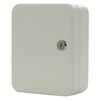 Caseta pentru chei DacEnergy©, confectionata metal, pentru 20 de chei, 20.5 x 16.5 x 8.5 cm, alba-Dacenergy.ro