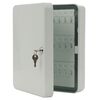 Caseta pentru chei DacEnergy©, confectionata metal, pentru 93 de chei, 24.5 x 30 x 8.5 cm, alba-poza 2-Dacenergy.ro