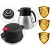 Termos de ceai, fabricat din otel inoxidabil, izolatie termica excelenta, maner ergonomic, buton de deblocare, capacitate 2000 ml, gri-poza 3-Dacenergy.ro