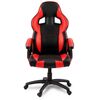 Scaun gaming DacEnergy©, baza larga, stabila, roti de cauciuc, mecanism TILT, cu tetiera, spatar ergonomic, lift cu gaz, negru si rosu, Culoare: Rosu, Negru-poza 5-Dacenergy.ro