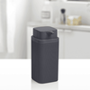 Dozator sapun lichid, pentru baie sau bucatarie, fabricat din polistiren, durabil si usor de intretinut, 0.4 L, 6.8 x 6.8 x 15.5 cm, antracit, Culoare: Antracit-poza 3-Dacenergy.ro
