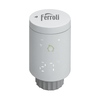Kit controler gateway si 5 capete termostat smart pentru calorifer Ferroli Wi-Fi, control de la distanta, siguranta pentru copii, detectare fereastra deschisa, afisaj digital, programabil, alb, Numar piese: 6-poza 2-Dacenergy.ro