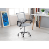 Scaun birou ergonomic DacEnergy©, sezutul cu burete si mesh, design simplu si modern, greutate suportata 100 kg, inaltimea 84-94 cm, gri si negru, Culoare: Gri, Negru-poza 2-Dacenergy.ro