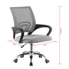 Scaun birou ergonomic DacEnergy©, sezutul cu burete si mesh, design simplu si modern, greutate suportata 100 kg, inaltimea 84-94 cm, rosu si negru, Culoare: Rosu, Negru-poza 2-Dacenergy.ro