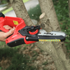 Fierastrau electric / mini drujba Panzer, lungime sinei de 12.7 cm, include 2 acumulatori de 18V, 2.0 Ah, 4500 rpm, indicator LED, frana pentru lant-poza 3-Dacenergy.ro