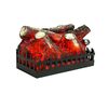 Focar semineu electric, incorporabil, fara incalzire, 3D efect, temporizator, siguranta pentru copii, buton On/Off, iluminare LED, control manual, protectie la supraincalzire, 476 x 259 x 218 mm, negru-Dacenergy.ro
