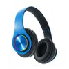 Casti audio On Ear DacEnergy©, Wireless, Bluetooth 5.0/ MP3 Card, Plug-In, HI-FI sound, Hands-free Call, design ergonomic, culoare albastru/negru-poza 2-Dacenergy.ro