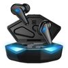 Casti gaming DacEnergy©, Bluetooth 5.0, Wireless, stereo la 360 de grade, microfon incorporat, IPX5 Impermeabil, design ergonomic, culoare negru-poza 2-Dacenergy.ro