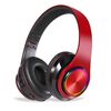 Casti audio On Ear DacEnergy©, Wireless, Bluetooth 5.0/ MP3 Card, Plug-In, HI-FI sound, Hands-free Call, design ergonomic, culoare rosu/negru-poza 2-Dacenergy.ro