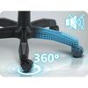 Scaun gaming DacEnergy©, ergonomic, suport pentru picioare reglabil si confortabil, cotiere moi, roti de cauciuc, suport lombar, inaltimea reglabila 110-120 cm, negru si gri, Culoare: Negru, Gri-poza 5-Dacenergy.ro