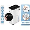 Dezumidificator, cu compresor, afisaj, panou de control tactil, higrostat, filtru de particule, cronometru de 24 de ore, dezumidificare, dezumidificare continua, uscare rufe, Wi-Fi, 140 m³/h, 20 l/24 h-poza 4-Dacenergy.ro