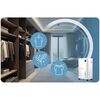 Dezumidificator, cu compresor, afisaj, panou de control tactil, higrostat, filtru de particule, cronometru de 24 de ore, dezumidificare, dezumidificare continua, uscare rufe, Wi-Fi, 140 m³/h, 20 l/24 h-poza 5-Dacenergy.ro