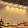 Corp de iluminat liniar LED, cu un senzor de miscare, lumina calda, neutra si rece, 1W, 105lm, senzor de miscare, 605 x 40 x 10 mm, alb-poza 4-Dacenergy.ro