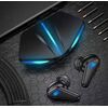 Casti gaming DacEnergy©, Bluetooth 5.0, Wireless, stereo la 360 de grade, microfon incorporat, IPX5 Impermeabil, design ergonomic, culoare negru-poza 5-Dacenergy.ro