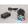 Instalatie brad Craciun DacEnergy©, smart, 100 LED-uri RGB, 12 W, aplicatia Playlights, permite un control digital al culorilor si a functiei timer, 9.9 m, interior si exterior-poza 3-Dacenergy.ro