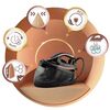 Statie de calcat cu abur, talpa ceramica cu micro-canale, autocuratare, protectie la supraincalzire, rezervor de apa de 1500 ml, abur vertical, reglare temperatura, oprire automata, 3000 W-poza 4-Dacenergy.ro
