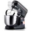 Robot de bucatarie, bol din otel inoxidabil de 6 litri, protectie la supraincalzire, 6 niveluri de viteza, mod PULSE, indicator LED de functionare, 220-240 V, 1400 W, negru si auriu, Culoare: Negru, Auriu-poza 11-Dacenergy.ro