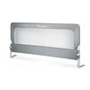 Bariera de protectie pat copii, cadru durabil din otel, plasa durabila si respirabila, 100% poliester, sistem de blocare, husa lavabila, 200 x 70-83 cm, gri-poza 5-Dacenergy.ro