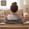 Aparat de masaj shiatsu, pentru gat si spate, 3 niveluri de intensitate, schimbare de directie, functie de incalzire, wireless, oprire automata dupa 10 minute, miscare 3D, 27 cm-poza 11-Dacenergy.ro